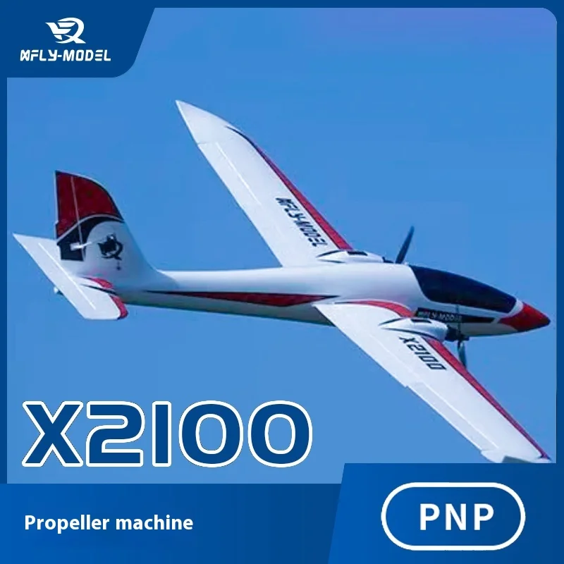 

Xfly X2100 2100mm Twin Motor Fpv Glider Rc Airplane Fixed Wing Pnp 4s 2212-Kv1400 40a Esc Flaps
