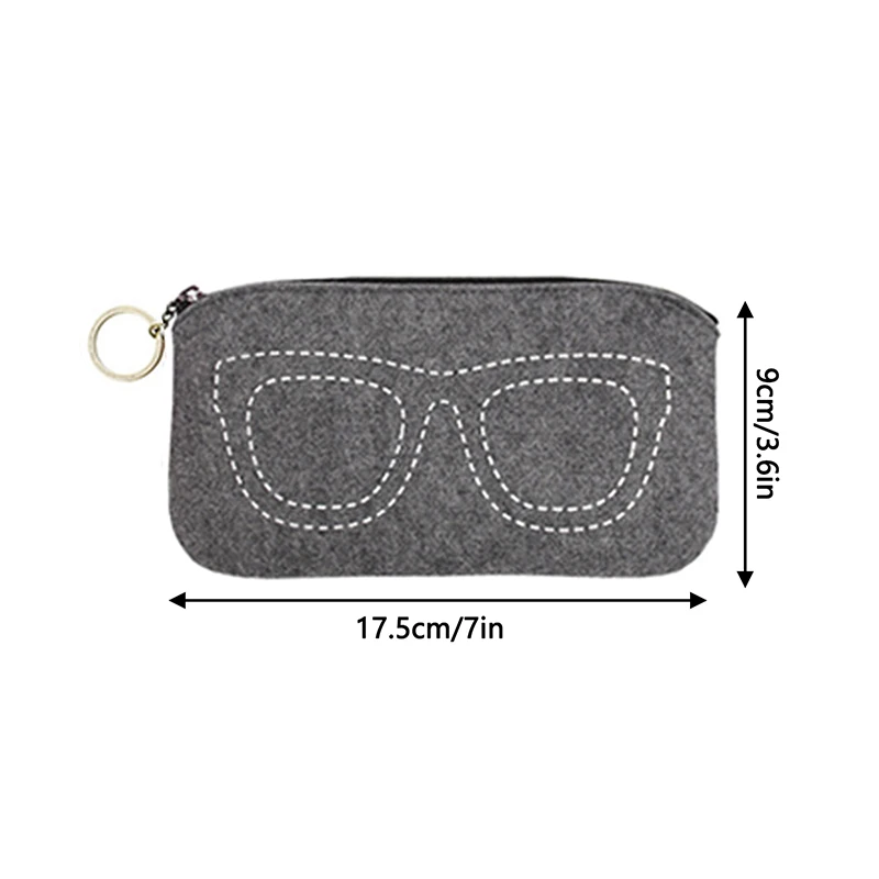 ورأى نظارات حقيبة المحمولة لينة سستة نظارات القراءة حامي النظارات الشمسية الحقيبة النظارات الشمسية صندوق حقيبة مستحضرات التجميل حقيبة القلم #6