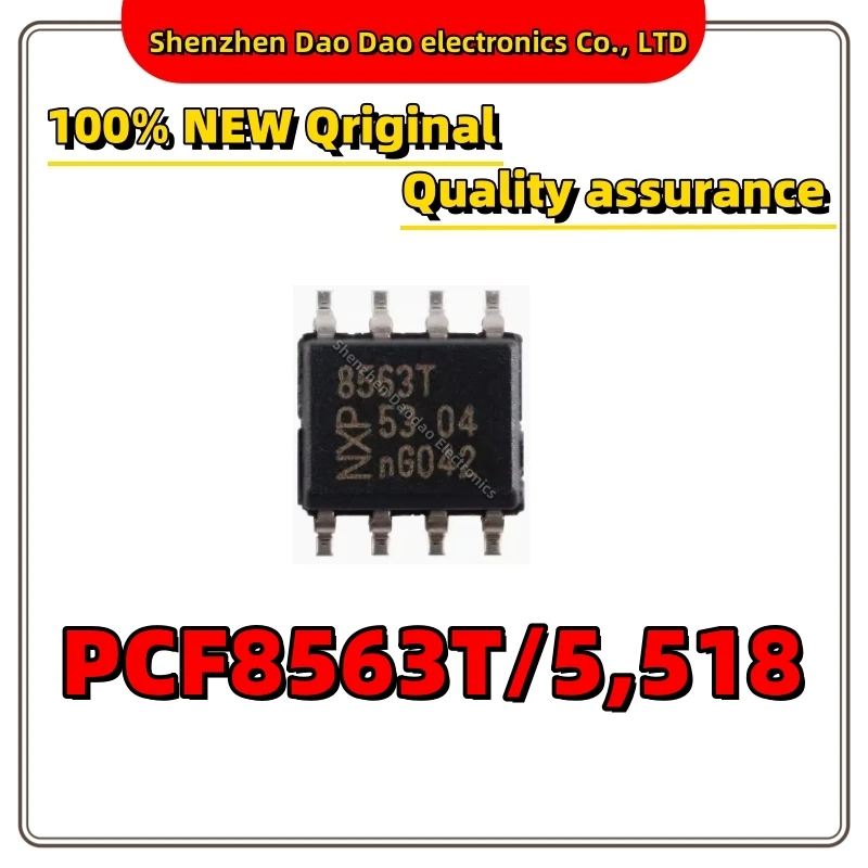 10Pcs PCF8563T/5,518 Screen printing 8563T SOP-8 Real-time clock/calendar IC Chip Quality Brand New