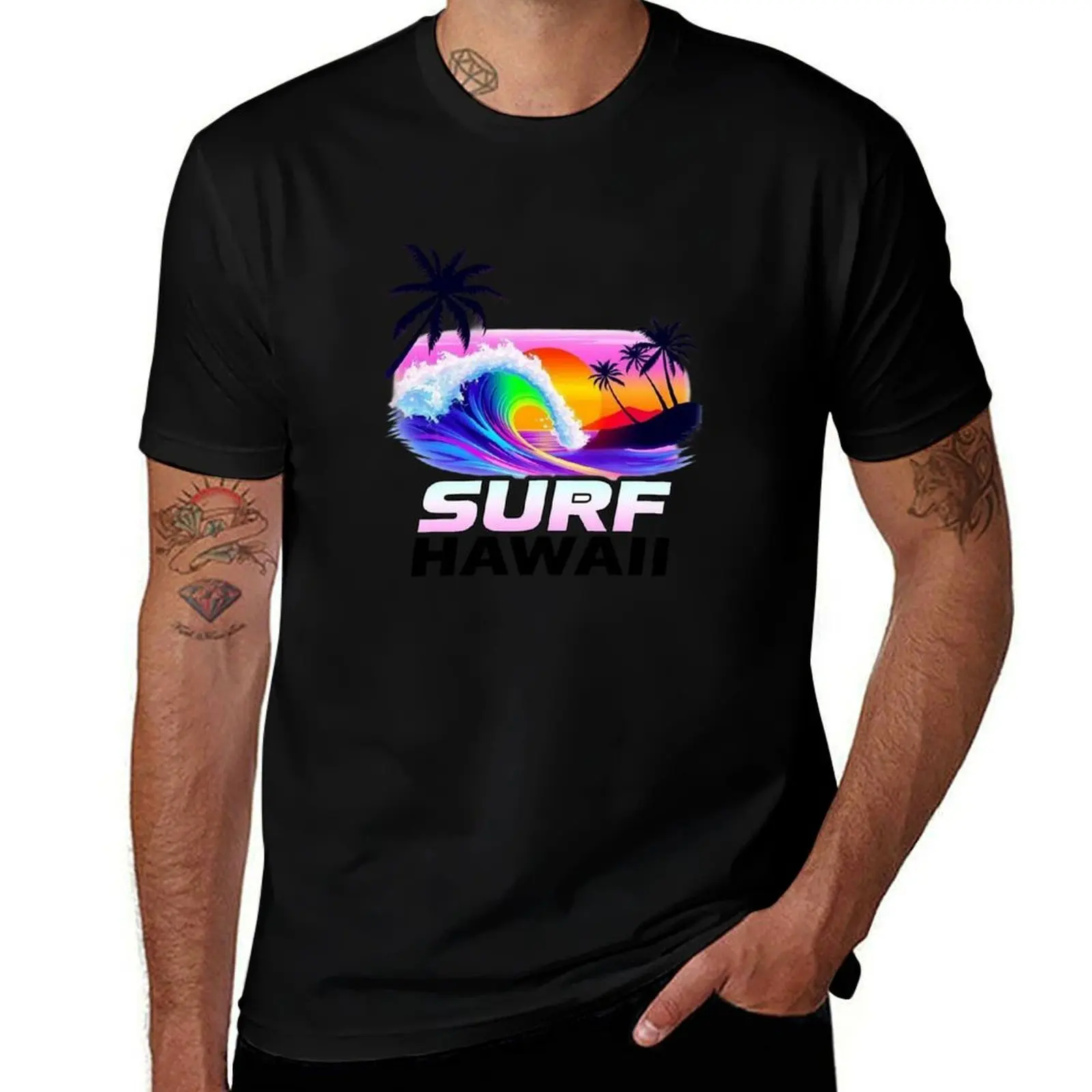 

Surf Hawaii T-Shirt clothes vintage t shirts Blouse funny t shirts men