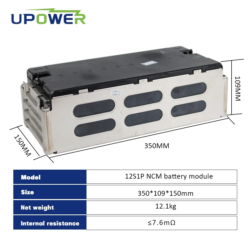 solar 51ah 50ah 12S1P 43.2V 44.4V NMC rechargeable Lithium ion Battery Module For EV Power Batteries