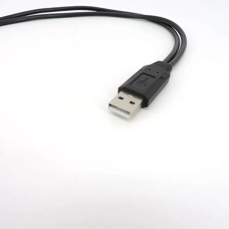 1 usb 2.0 male to 2way usb female OTG splitter power data adapter DC connector charging cable extender usb q1