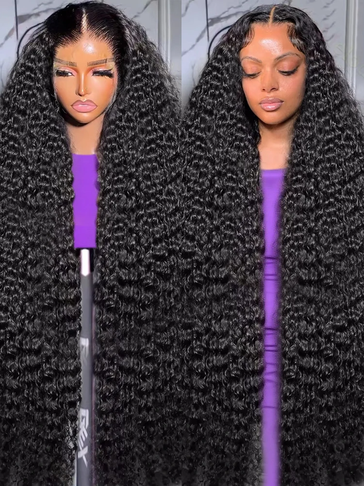40 46Inch Curly Wig… - image