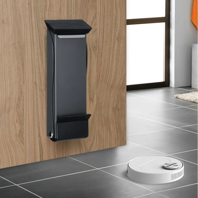 Sturdy Metal Safety Door Blocker Anti‑collision Windproof Gate Blocker Heavy Duty Door Gap Stopper Non‑slip Door Stop for Daily