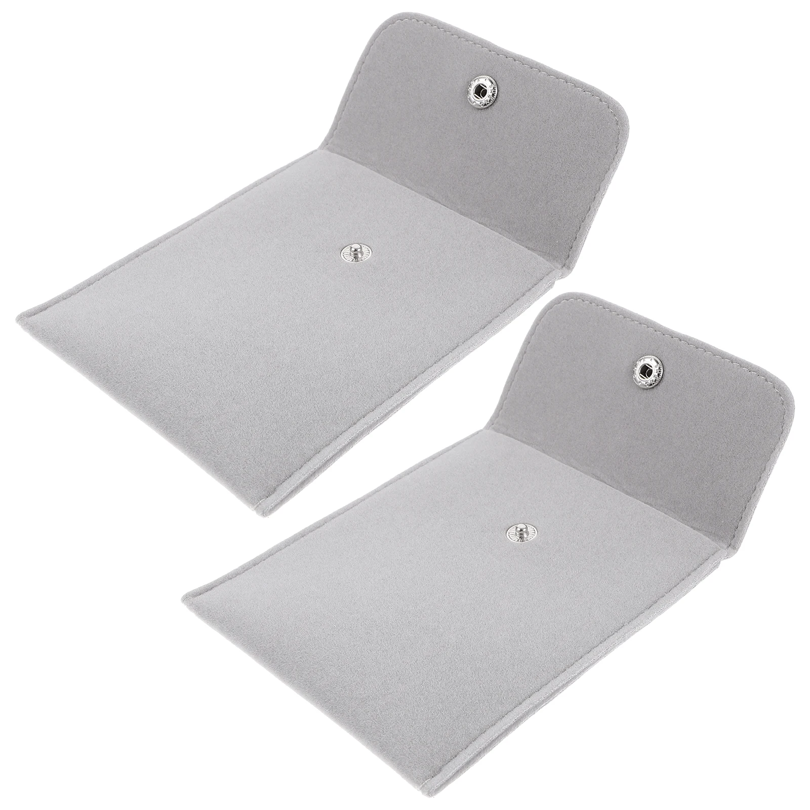 

2 Pcs Storage Watch Bracelet Bag Package Bags Portable Case Pouch Jewelry Miss Holder