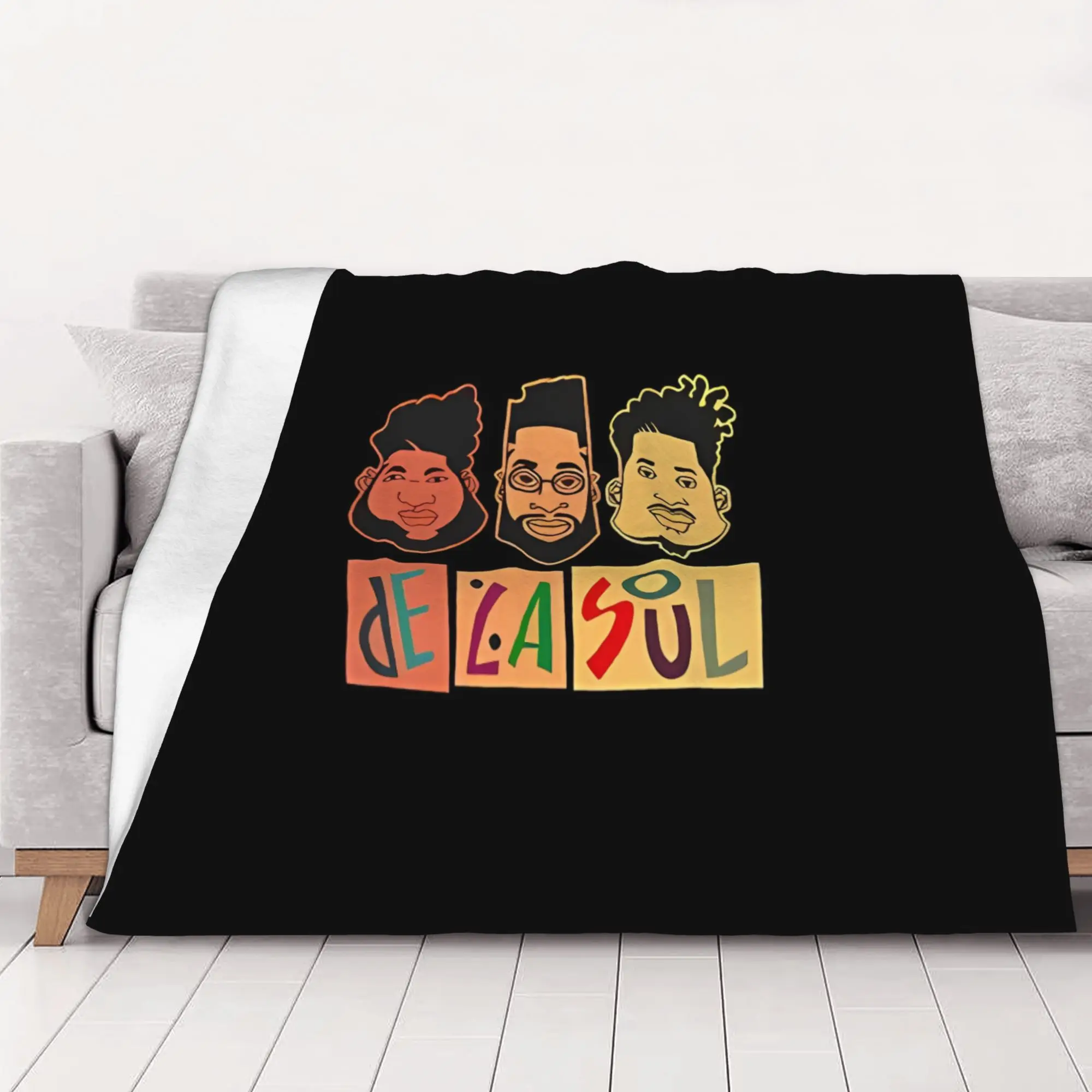 1PC home Cutecore Classic De La Soul Blanket Super Cosy Plush Home Living Room Sofa halloween
