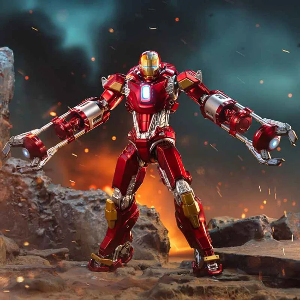 ZD Toys オリジナル アイアンマン MK35 レッドスナッパー アクションフィギュア トニー・スターク メカモデル 可動式 アニメ アベンジャーズ コレクション おもちゃ 男の子向けギフト