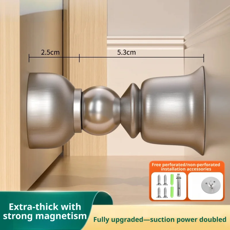 

Stainless Magnetic Doorstop/Home Furniture Door Hardware Fitting Accessory Tool Component Part Equipment Kit New Part Case Set