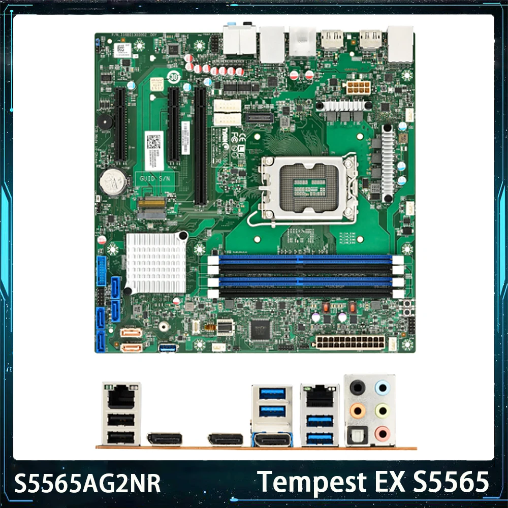 

S5565 S5565AG2NR Материнская плата рабочей станции для TYAN Q670 LGA1700 DDR4 M.2 USB3.2 M-ATX