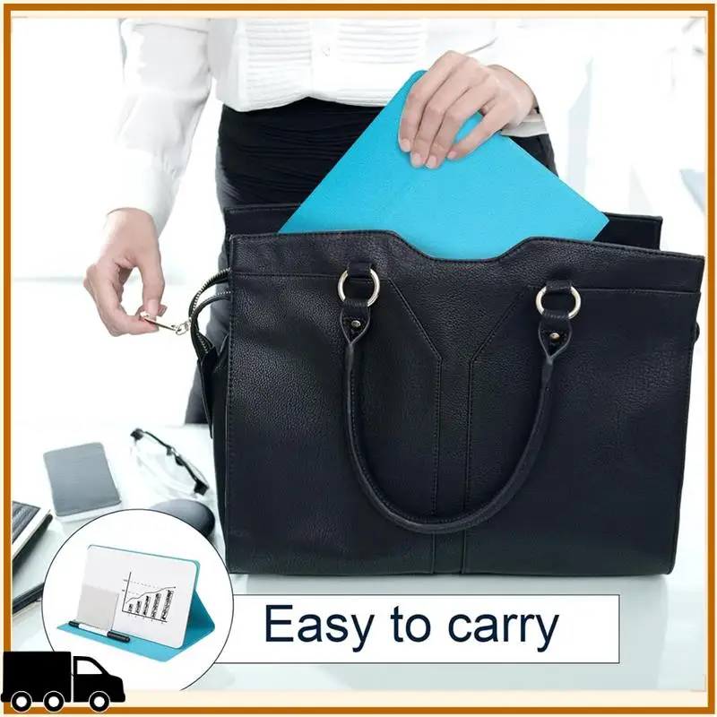 

A35M-Portable Small Whiteboard, Reusable Mini Magnet Dry Erase Board With Marker Wipe Cloth Magnetic Dry Erase Board