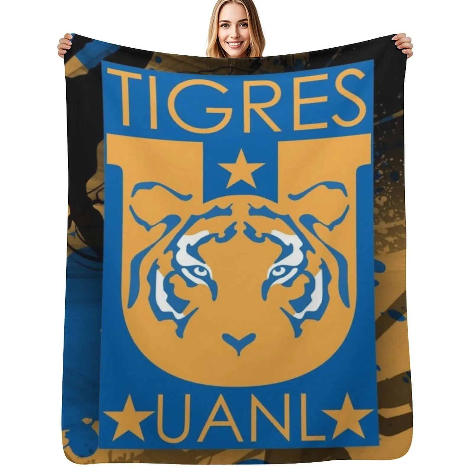 

Tigres de la UANL Throw Blanket Men's Soft Warm Throw Blanket for Couch