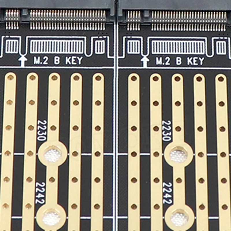 1 Stuk 10 Gbps Naar Pci Express X1 Adapter Pci-e M.2 Uitbreiding Kaart Riser B Key M2 M.2 4 Poort Ngff Sata Ssd