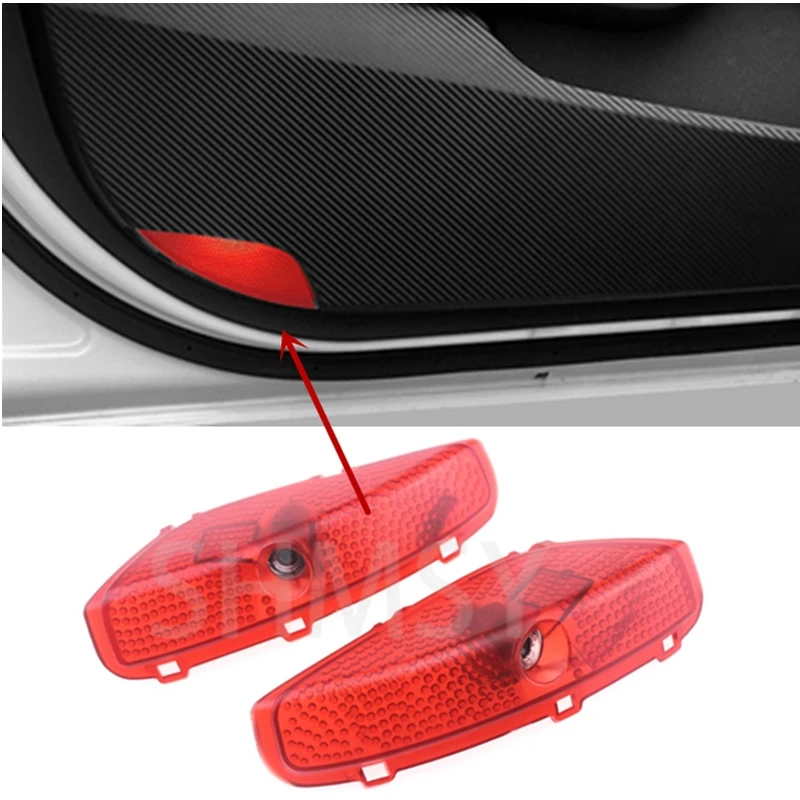 2 Stück LED-Autotür-Willkommenslogo-Leuchten Zubehör für SONATA LF 2015 2016 2017 2018 2019 Russland 2018- Jetzt – Detail 6