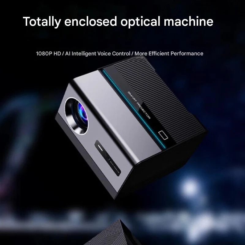 2026 New  Smart Projector Full HD 4K Video Movie TV Short Throw Android Projector for Home and Outdoor Small Cinema