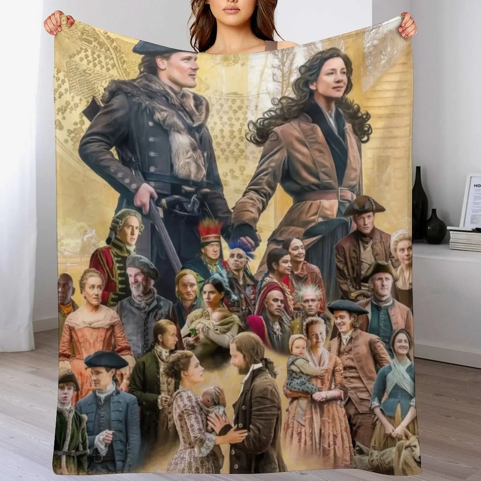 

Poster Season 4 Throw Blanket Breathable Lightweight Blanket for Adults Kids