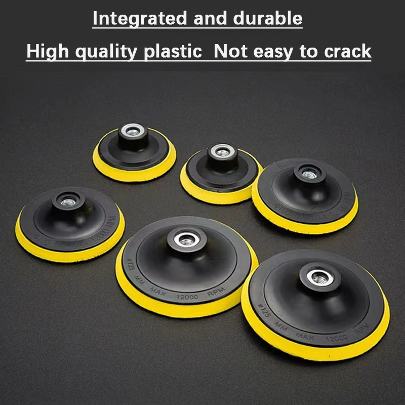 Angle Grinder Self-adhesive Disc Flocking Sandpaper Sheet Hand Grinder Woodworking Polishing Water Grind