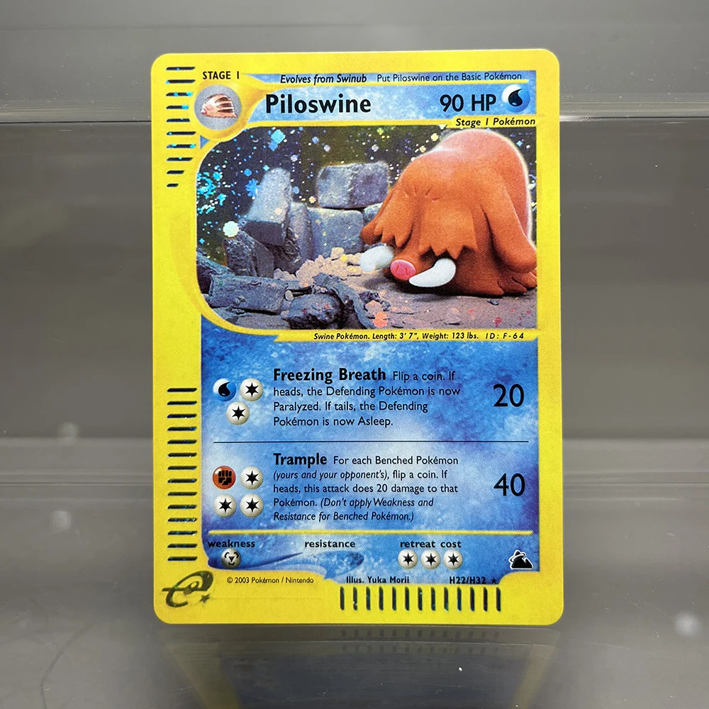 PKM-Karten Charizard Steelix Celebi Einzelfolienkarten Magneton Gengar Classic Game Collection Karten PTCG Proxy-Karten