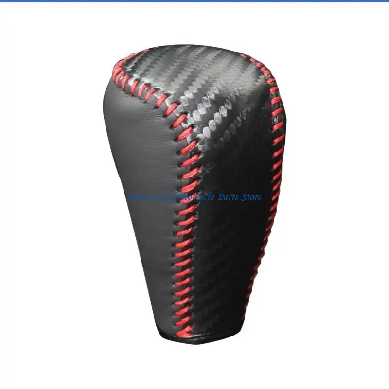 P9FD ملحقات مقاومة للاهتراء أطواق تروس السيارة مع مقبض ناقل الحركة الداخلي المصنوع من الجلد #1