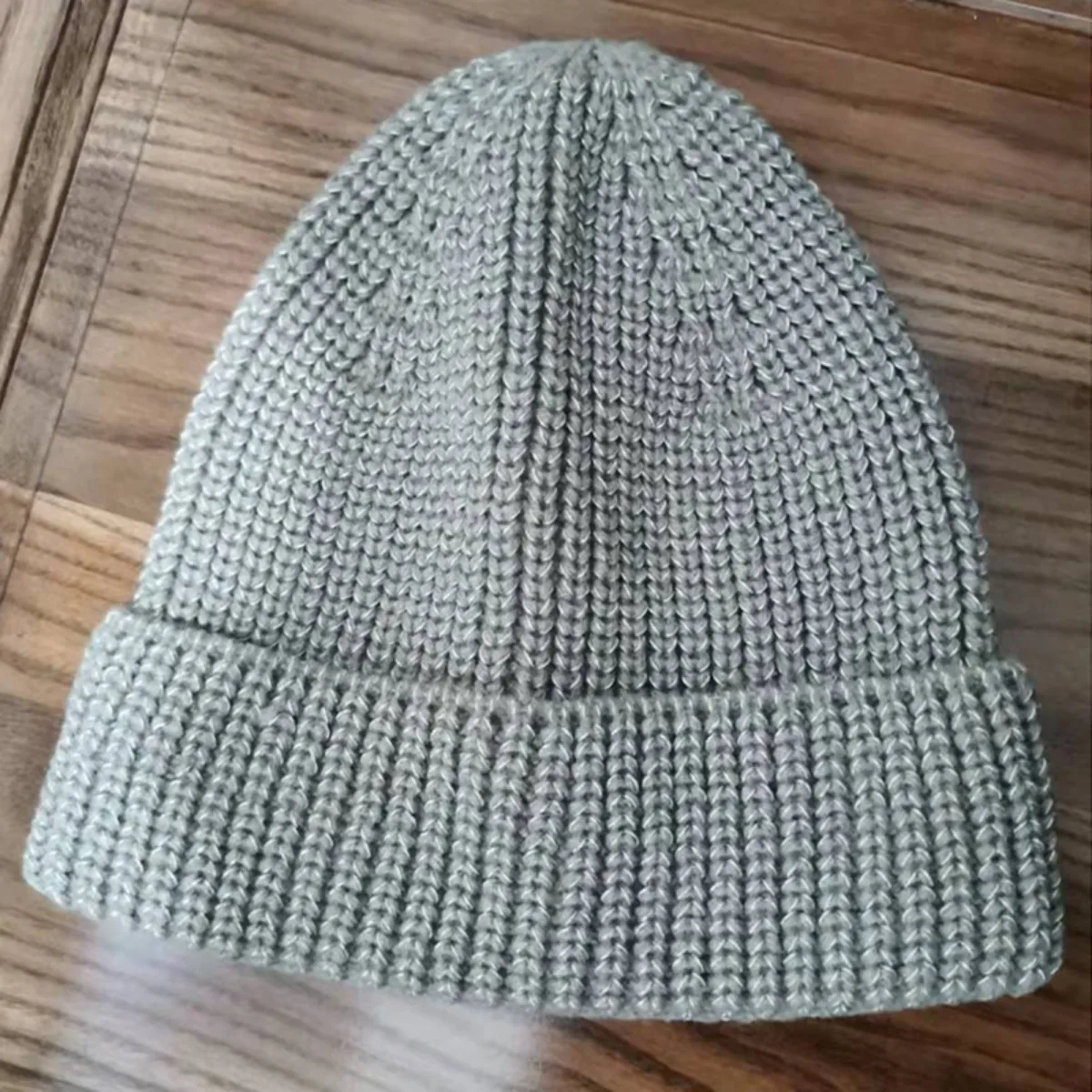Nachtleuchtende Reflektierende Strickmütze Hochsichtbare Im Dunkeln Leuchtende Sicherheitsmütze Neon Wintermütze für Männer und Frauen – Detail 5