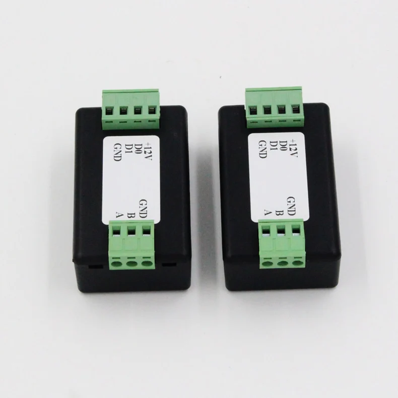Wiegand Extender / Wiegand Signal Format To RS485 Converter Auto Recognizes All WG Formats Extend Up To 500M