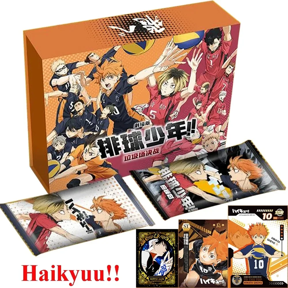 Anime Haikyuu!! Collection Card Oikawa Tooru Iwaizumi Hajime Koutarou TCG CCG Booster Box Table Playing Game Card Kid Toy Gifts