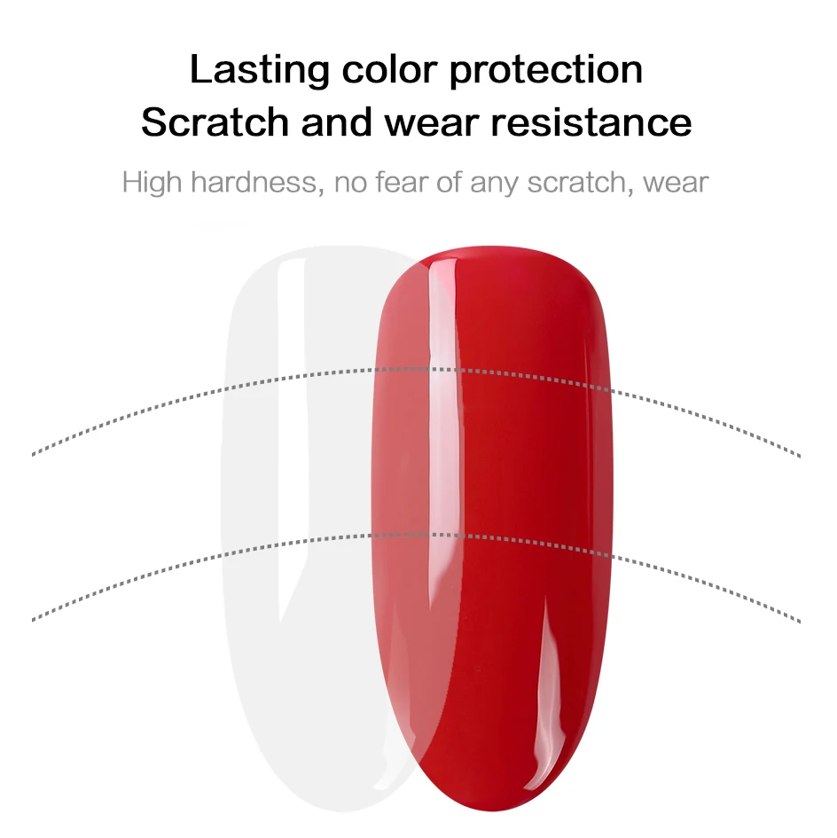 Arte Clavo Top Gel Polish 15 ml Semi Permanent Lack Funktion Gel Basis Super Top Coat Transparente Gel Nägel Soak Off Gel – Detail 3