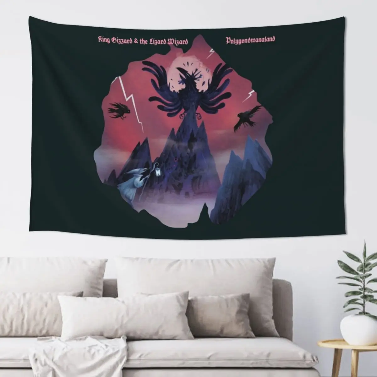 King Gizzard and Lizard Wizard Tapestry Korean Room Decor Room Decorator Bedroom Decor Aesthetic Tapestry