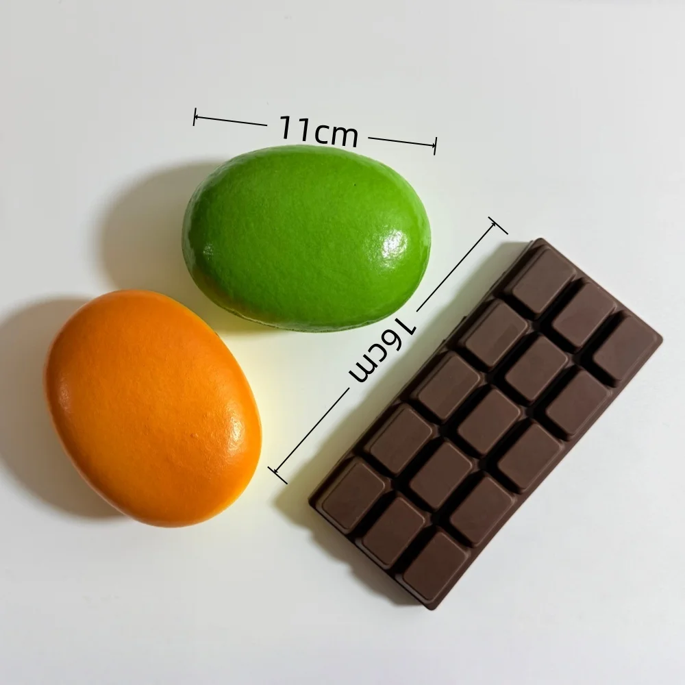 Stress Relief Toy Simulation Bread Chocolate Ball Toy Squishy Slow Rebound Decompression Fidget Toy Anxiety Relief