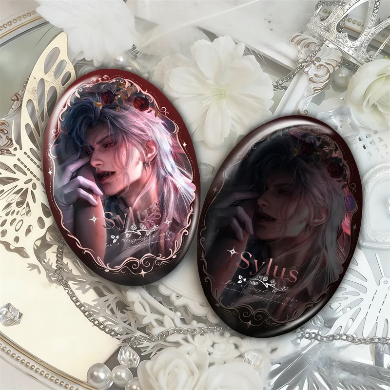 لعبة الحب والمساحة العميقة سيلوس سيلفيوينج شيطان تأثيري شارة بروش الشكل التلبيب دبابيس الملابس على ظهره مجموعة الموضة الدعامة #3