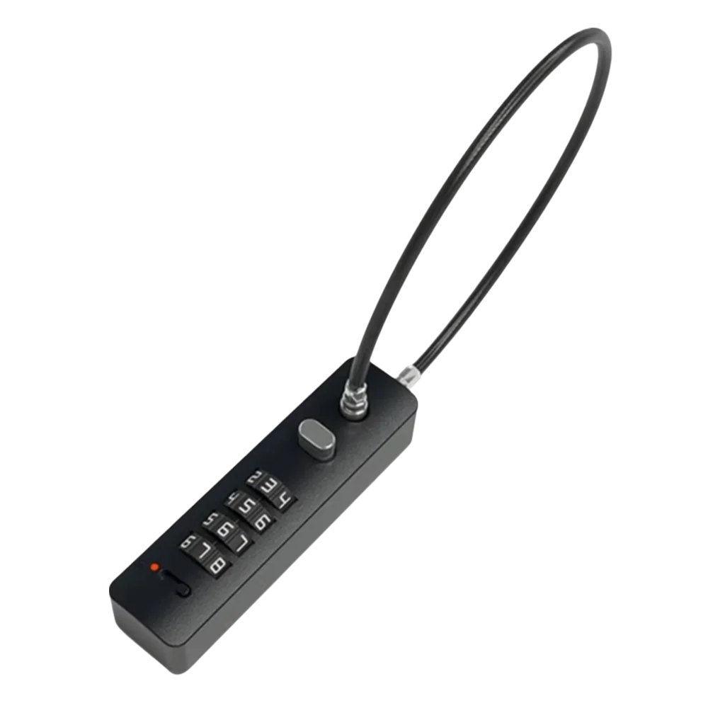 

4 Digit Combination Long Rope Cable Lock Thickened Anti-theft File Cabinet Padlock Soft Resettable Code Wire Password Lock