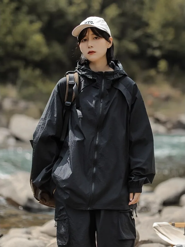 

Летняя новинка 2025: Легкая спортивная одежда для активного отдыха с защитой от солнца, облегающая, для мужчин и женщин