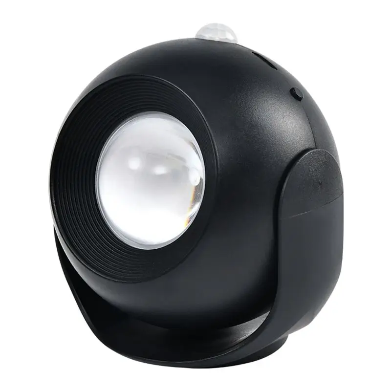 ABUH-1 PCS LED Wall Sconce Motion Sensor 3 Color Sunset Wall Lamp Rechargeable Picture Lights For Bedroom,Wall Light, Black