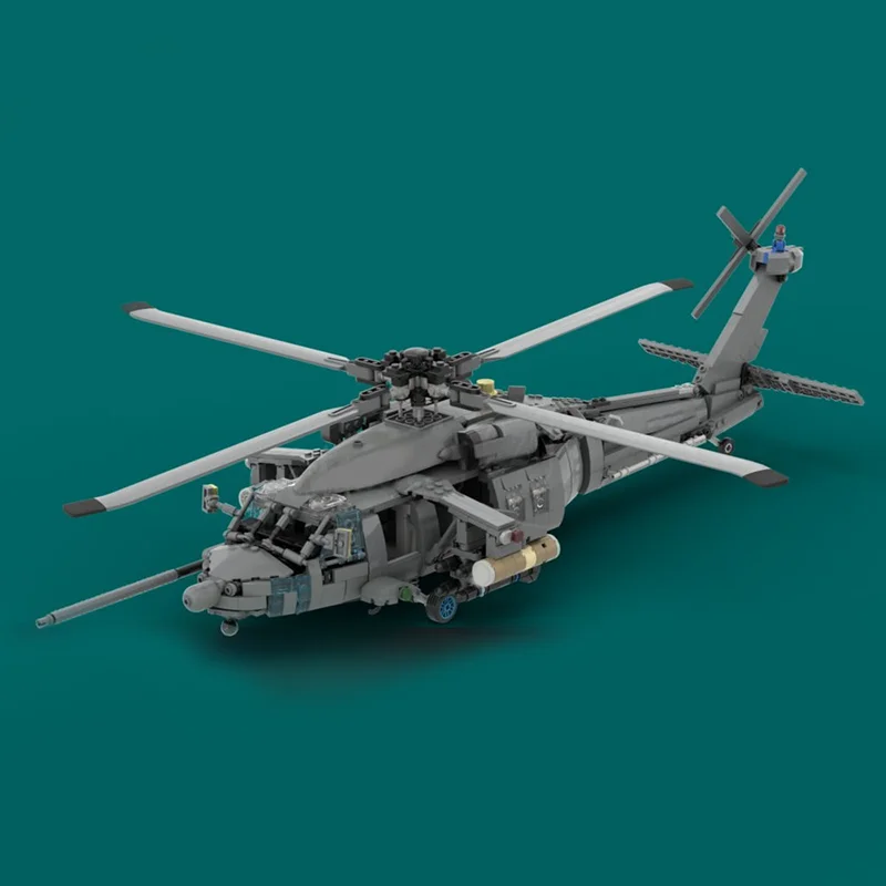 1632pcs MOC MH-60L DAP / UH-60L Black Hawk (two version) Creator Model Christmas Gift Creative Home Decoration Desktop Ornament