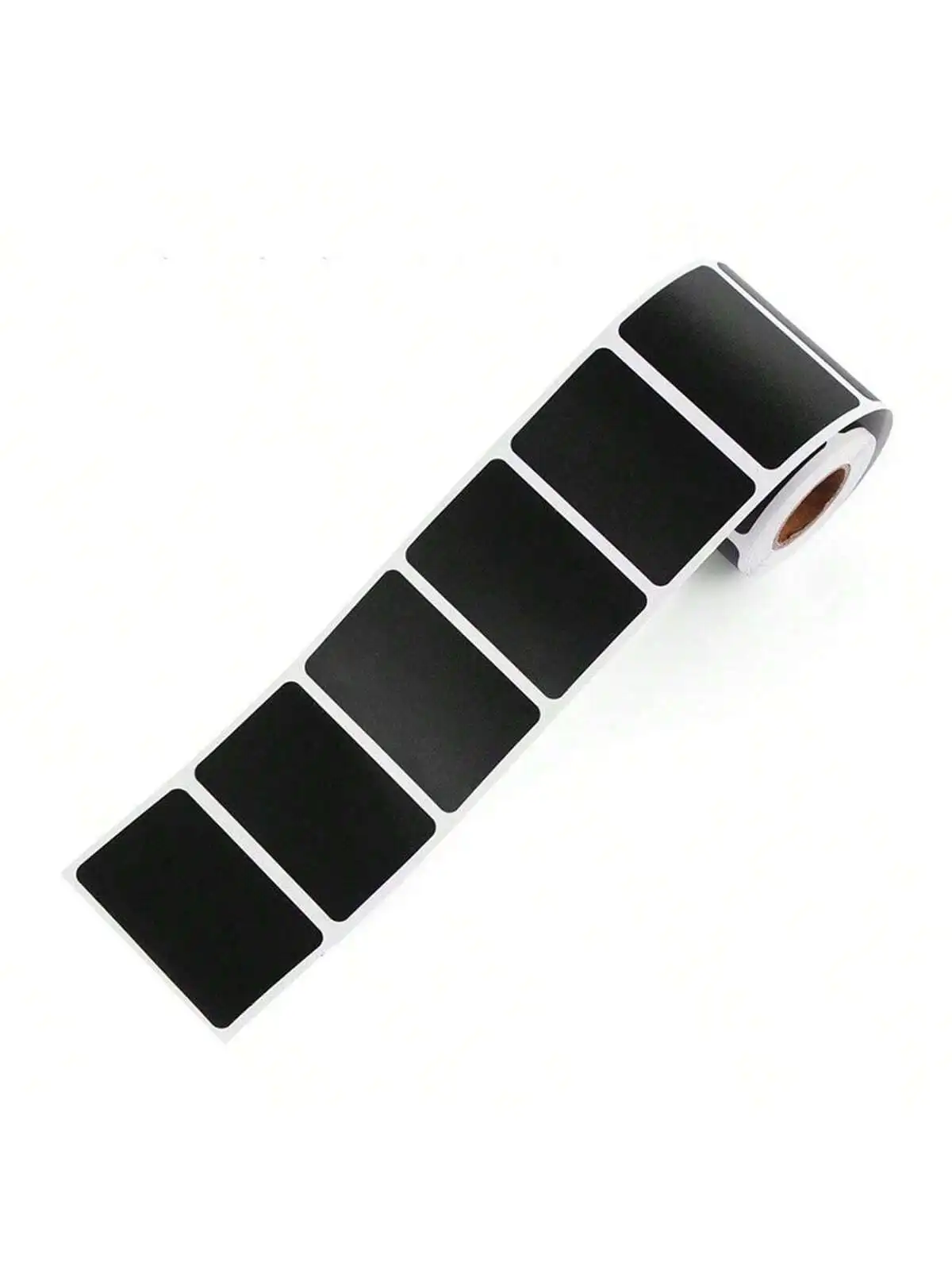 120 Stück Tafeletiketten, schwarze Etiketten, selbstklebend, individuell anpassbare Weihnachtsgeschenkaufkleber für Gläser, 3,5 x 5,5 cm