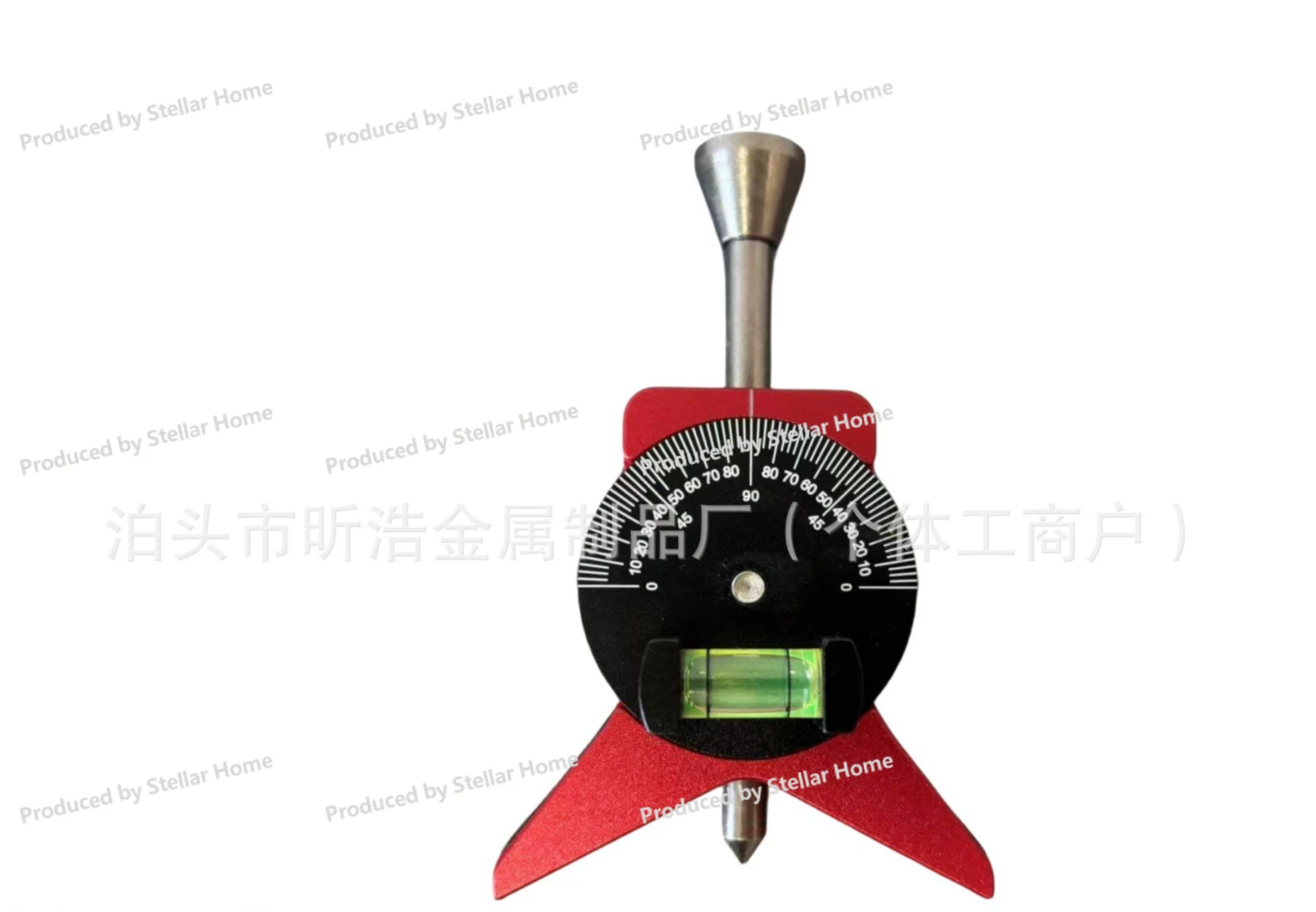 Y Type with Scale Adjustable Dial Water Bubble Protractor Marker Punching Detection Positioner Pipe Center Gauge