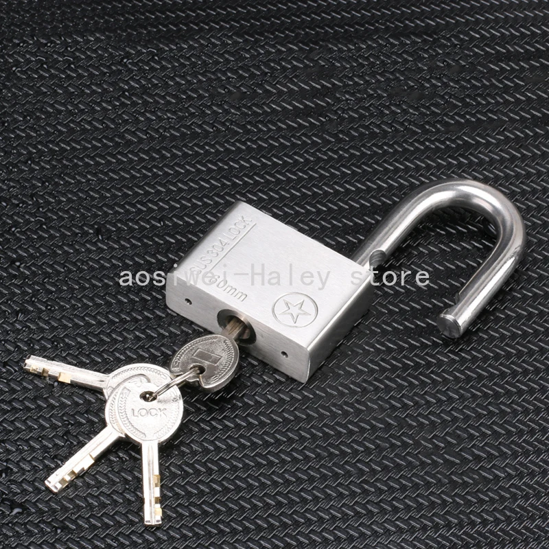 

304 Stainless Steel Padlock 30mm Cabinet Outdoor Head Furniture Waterproof Rust-Proof Door Lock small
