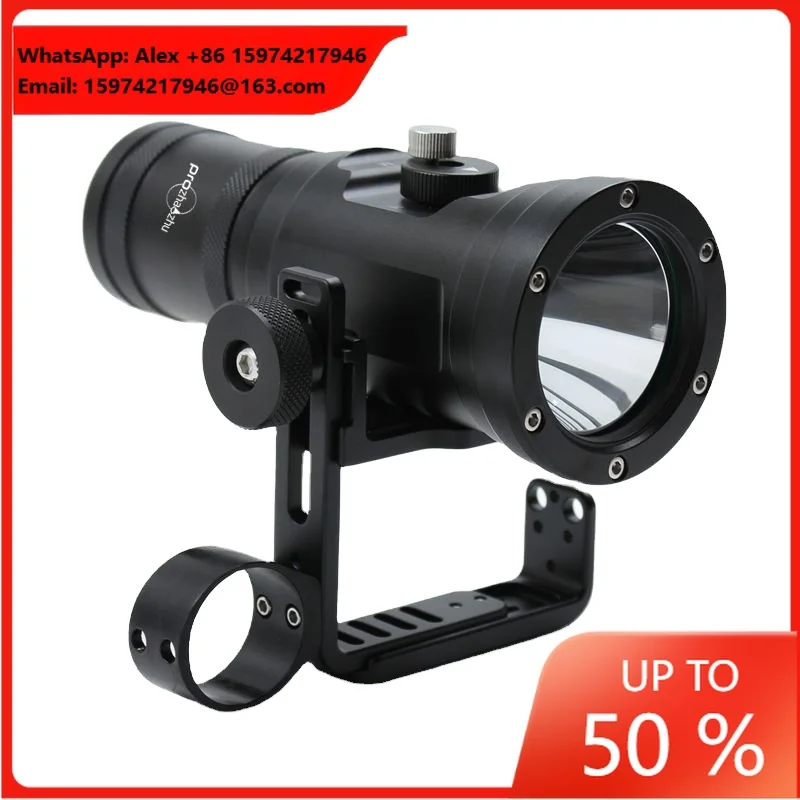 SBT90 Rechargeable 6000 Lumen Handheld Diving Light IP68 Technical 200M Deep Water Divers Lamp