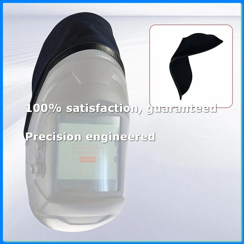 Welding Helmet Bib Anti-Scald Splash Scarf Easy to Install Removable Welding Bib Welding Protective Cove-A-A23R