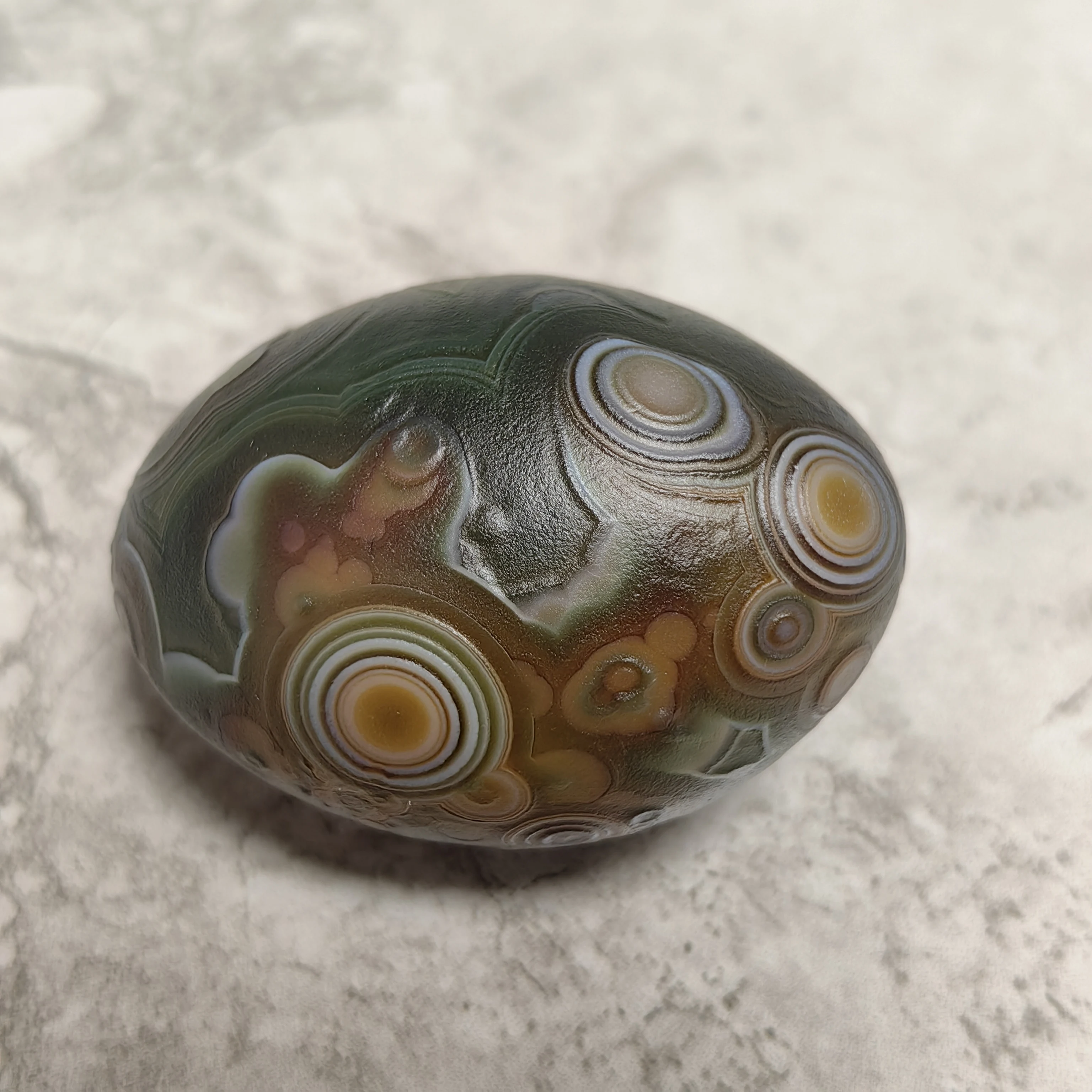 All-natural Wishing Agate Divine Eye Agate Collection Rough Stone Good Luck Attract Wealth Anti Evil Amulet DIY Decoration Gift