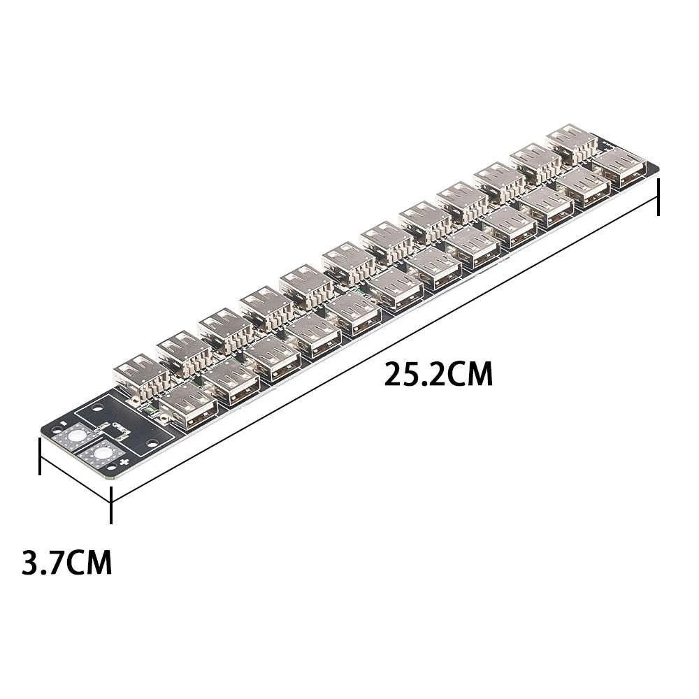 Up to 24-port USB mobile phone charger multi-port charging socket factory, studio centralized power supply plugboard module