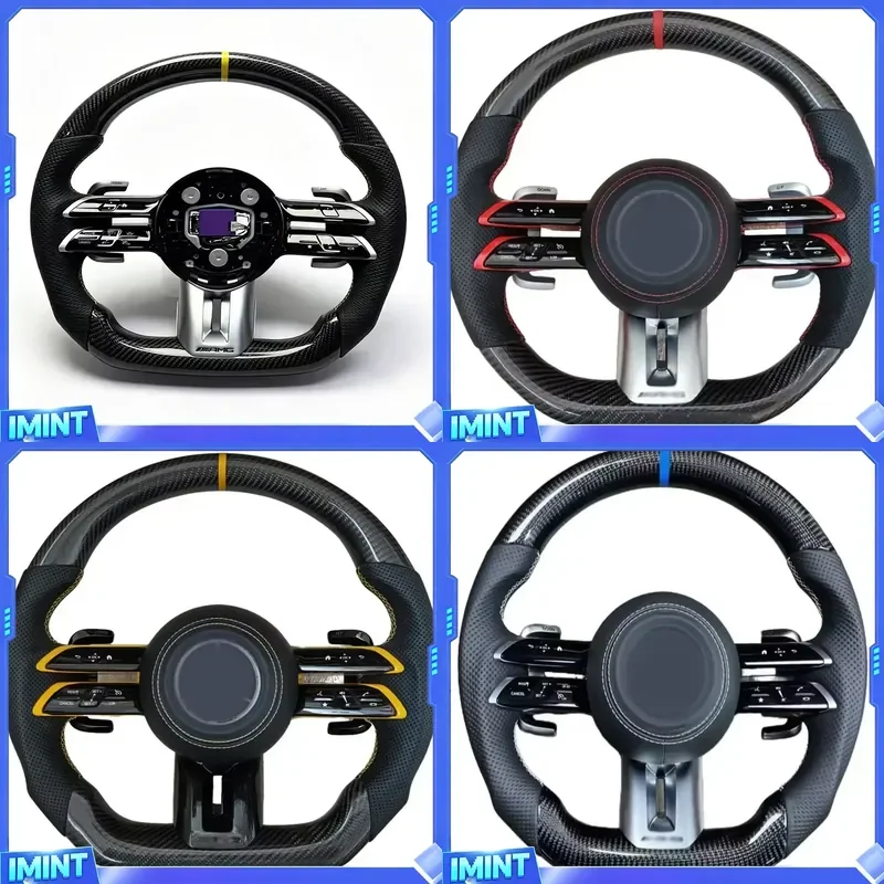 Plug and Play Custom Carbon Fiber Look Steering Wheel for Full Series Upgrade