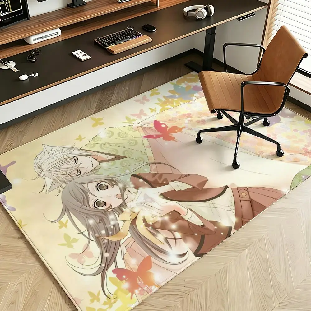 Anime K-Kamisama K-Kiss Floor Mat Soft Flannel Floor Mat  Suitable for Entryways, Living Rooms, Bedrooms, and Bathrooms