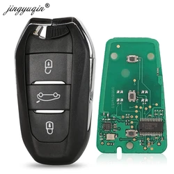 Clé intelligente Jinyuqin KeylessGo VA2 / HU83 pour Citroen C4 C4L DS4 DS5 clé de voiture à distance 433.92 Mhz ID46 Hitag2 4A Hitag-AES avec Circuit