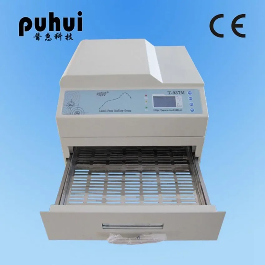 

1pc New Arrival PUHUI T-937M Reflow Oven T937M Lead-free Reflow Solder Oven BGA SMD SMT Rework Sation T 937M Reflow Wave Oven