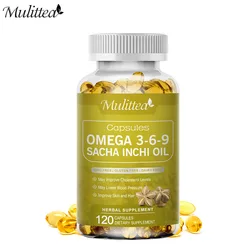 Mulittea Sacha Inchi Omega 3 Capsules Helps Gut Health Brighten skin colour Inflammation and Joint Eye Heart Bone Healthy