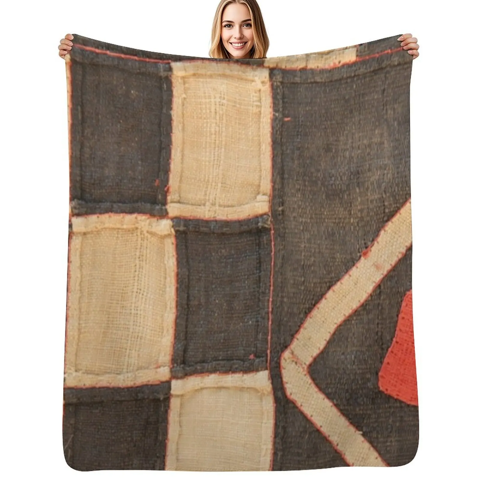 

Kuba Africa Design 2 Throw Blanket Blankets For Sofas Travel Giant Sofa For Baby Blankets