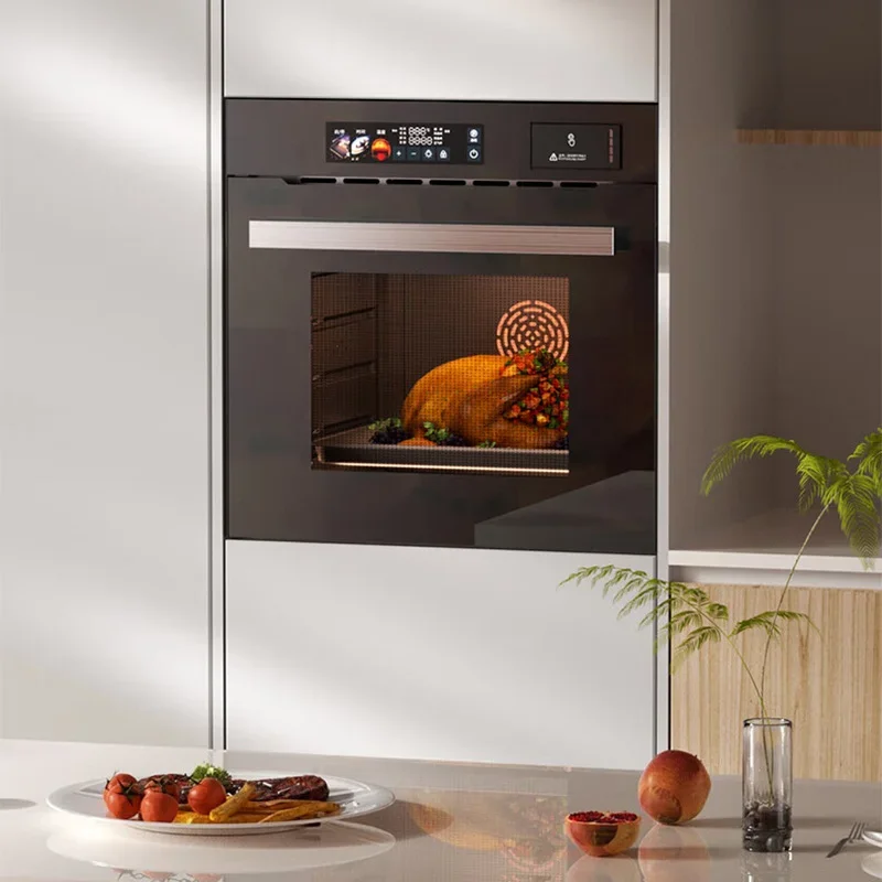 80L Electric Steam Oven, Built-in Design, Large-Capacity Home Steam Oven, Color Touchscreen, 304 Stainless Steel (Customized)