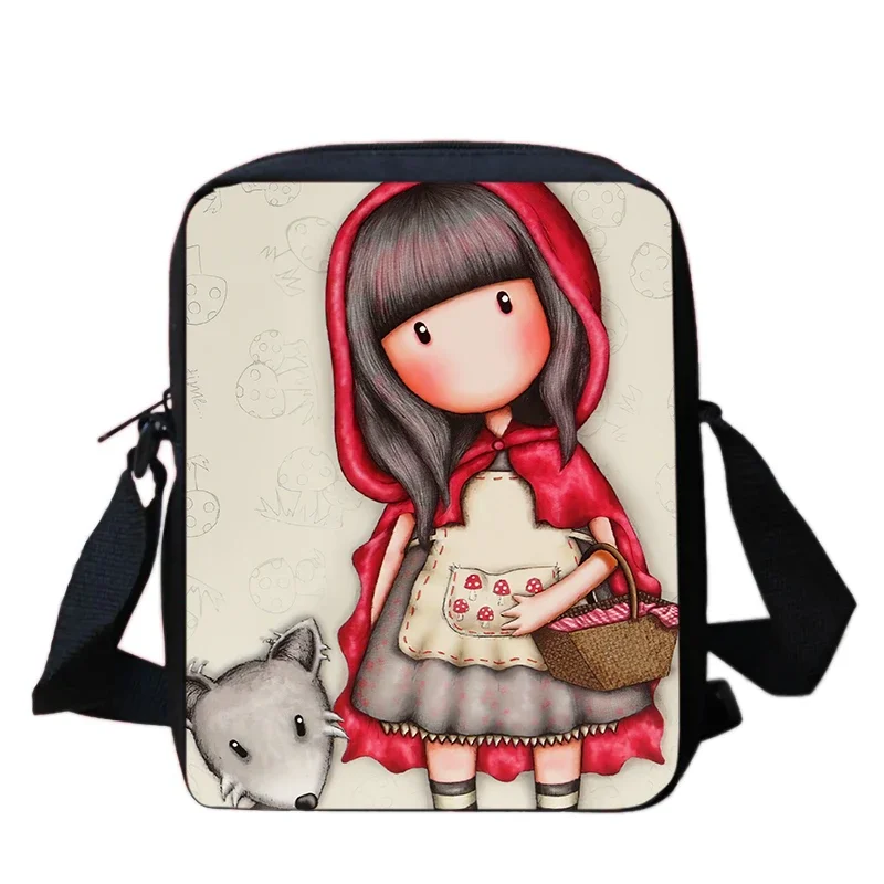 Cartoon gor-ju-ss sa-nto-ro Insulated crossbody Tote Bags For Travel Food Storage Bags Portable Thermal Cooler crossbody bags