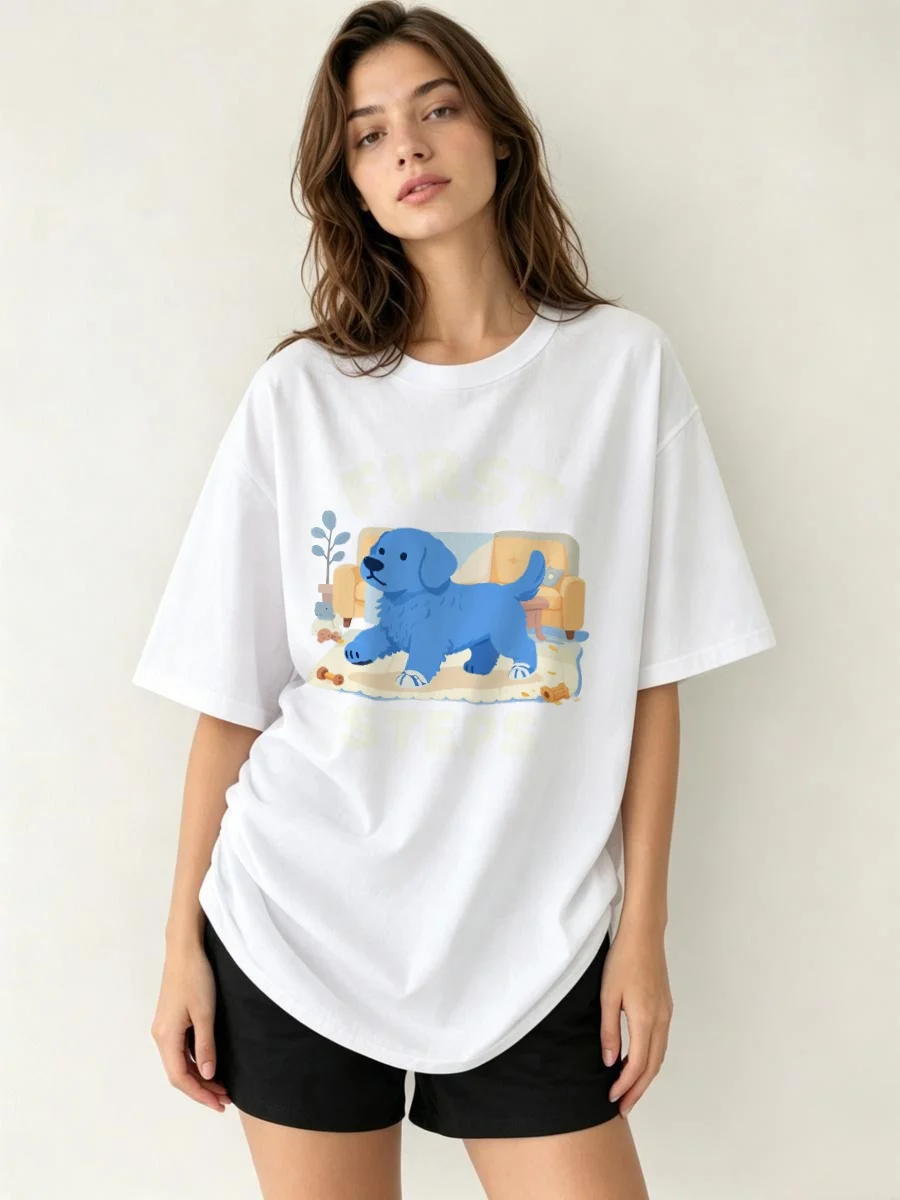 T-shirt pour femme : Garantie de satisfaction, Confiance, Positivité, Détermination, Fiabilité, Démarrage assuré, Sûreté, Sécurité, Polychrome