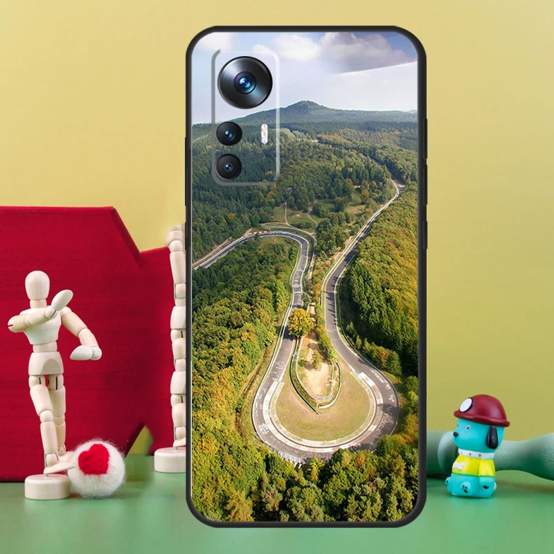 Custodia Green Hell Nurburgring per Xiaomi 15T 14T 13T Pro 13 14 15 Ultra 17 Pro Max POCO F5 F6 F7 X5 X6 X7 Pro Cover